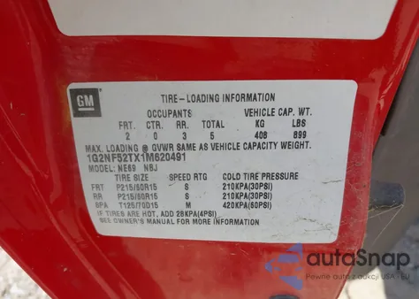 2001 Pontiac Grand Am Se1 из США, поврежденный, VIN 1G2NF52TX1M620491